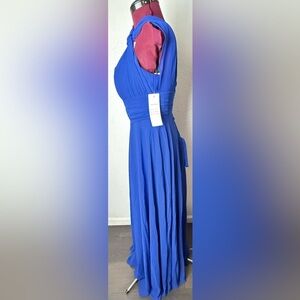 Chic One Shoulder Blue Dress